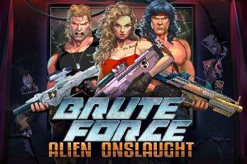 NoLimit City Brute Force: Alien Onslaught Slot Game Thumbnail Image