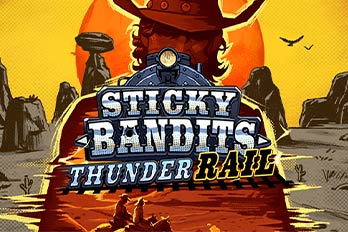 Quickspin Sticky Bandits Thunder Rail Slot Game Thumbnail Image