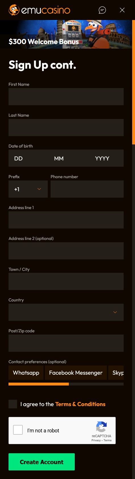 emucasino-sign-up-window-continued