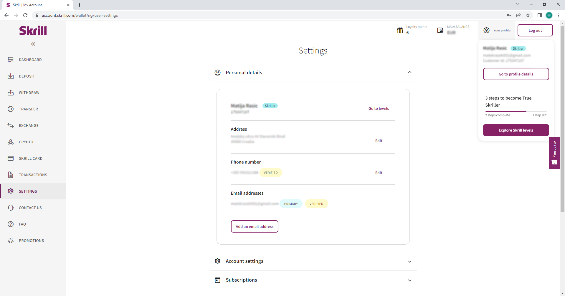 emucasino-skrill-account-verification-screenshot